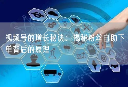 视频号的增长秘诀:揭秘粉丝自助下单背后的原理